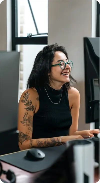 Portrait-format action photo of an athlete